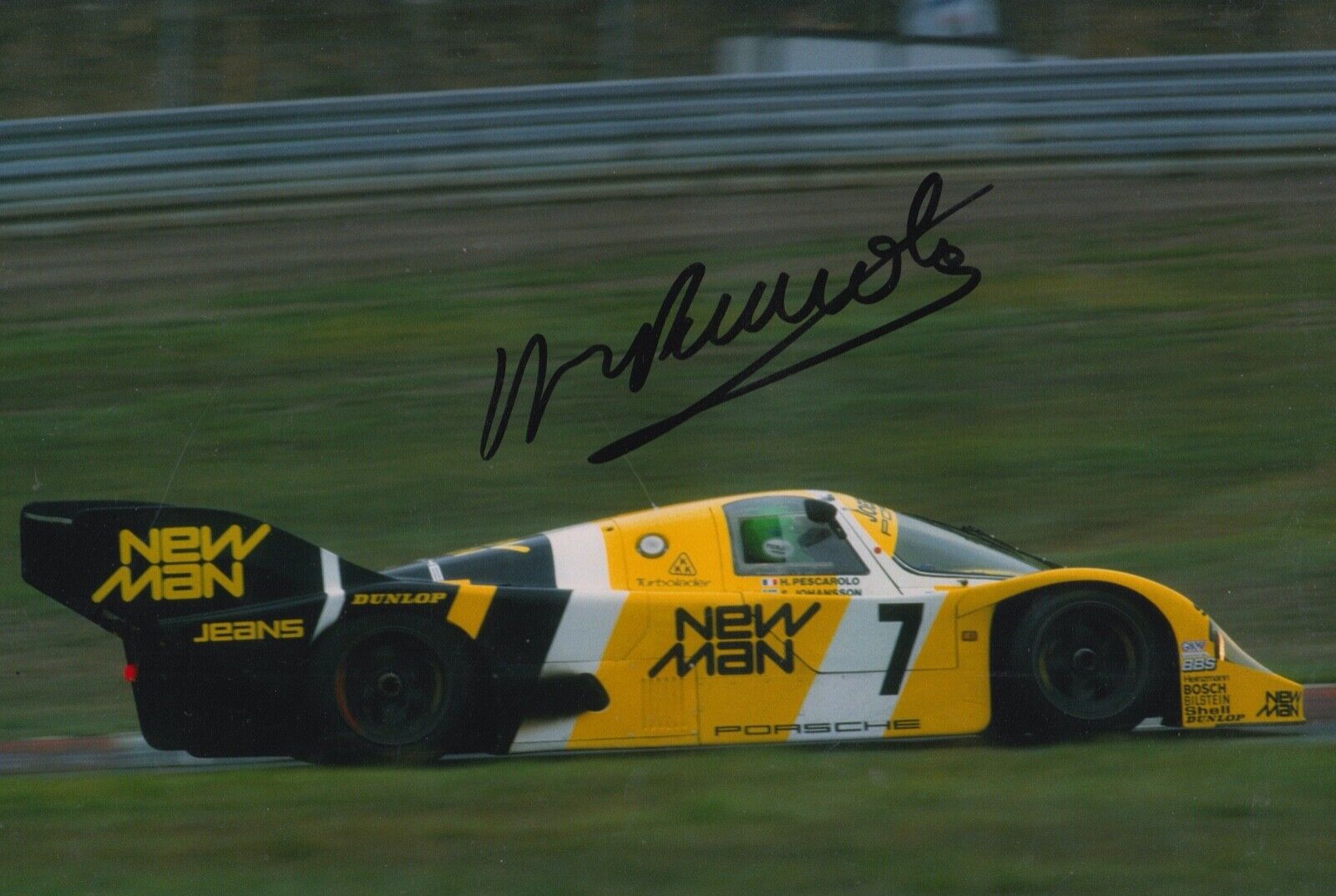 Henri Pescarolo Hand Signed 12x8 Photo Poster painting - Le Mans Autograph 13.