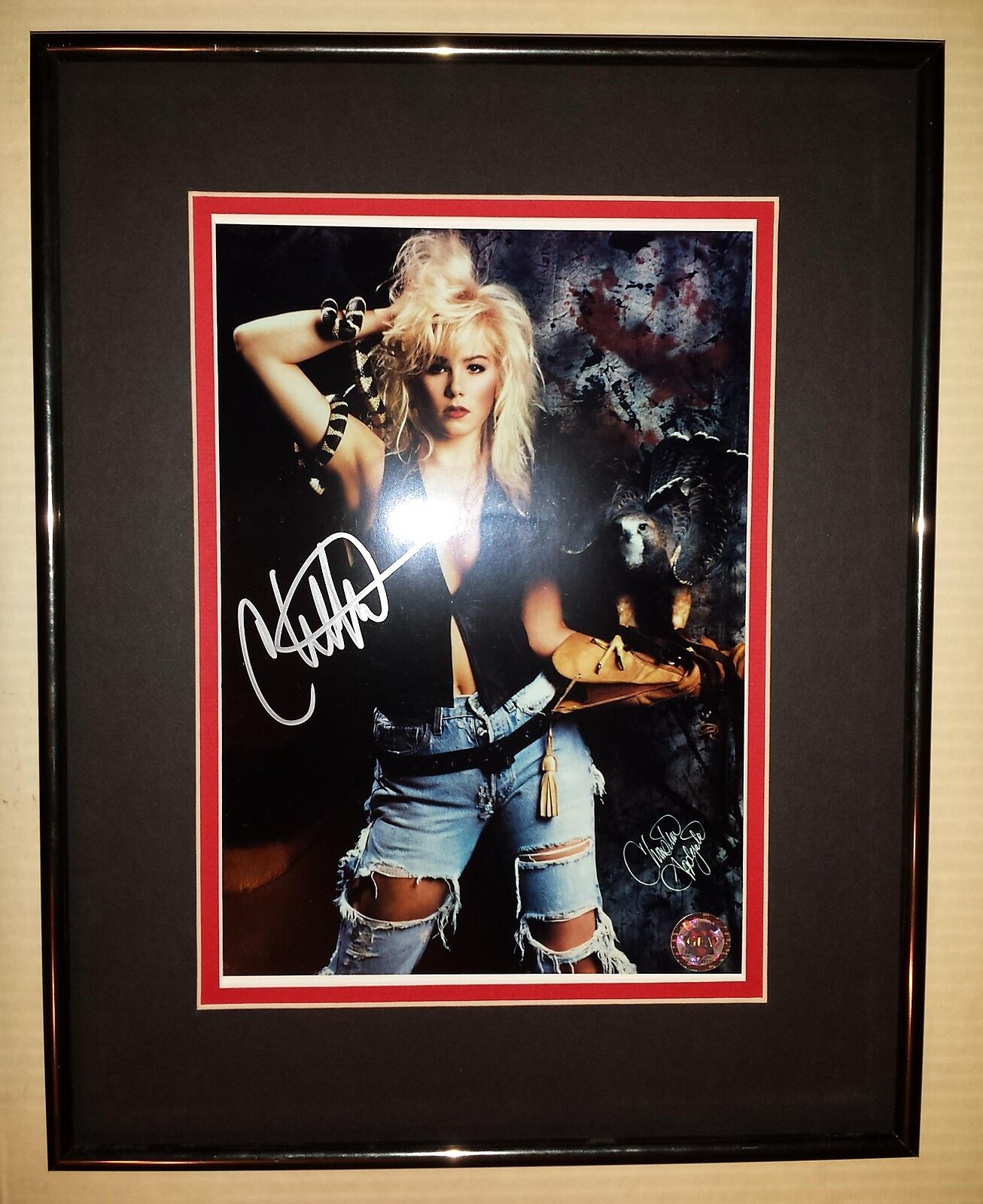 Christina Applegate 8x10 Signed Autographed Double Matted Sexy GFA COA