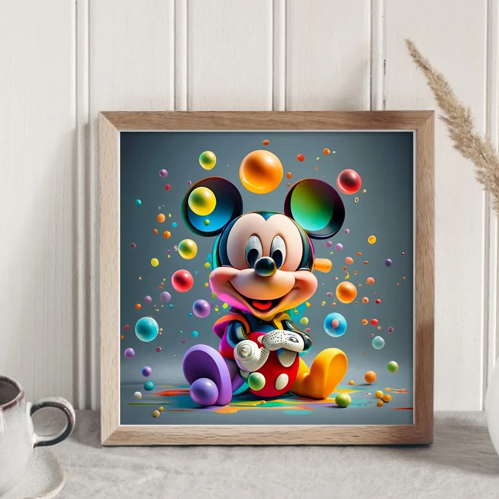 11CT Full Stamped Cross Stitch - Mickey(Canvas|40*40CM)