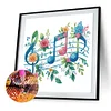Diamond Painting-DIY Crystal Rhinestone Musical Notes