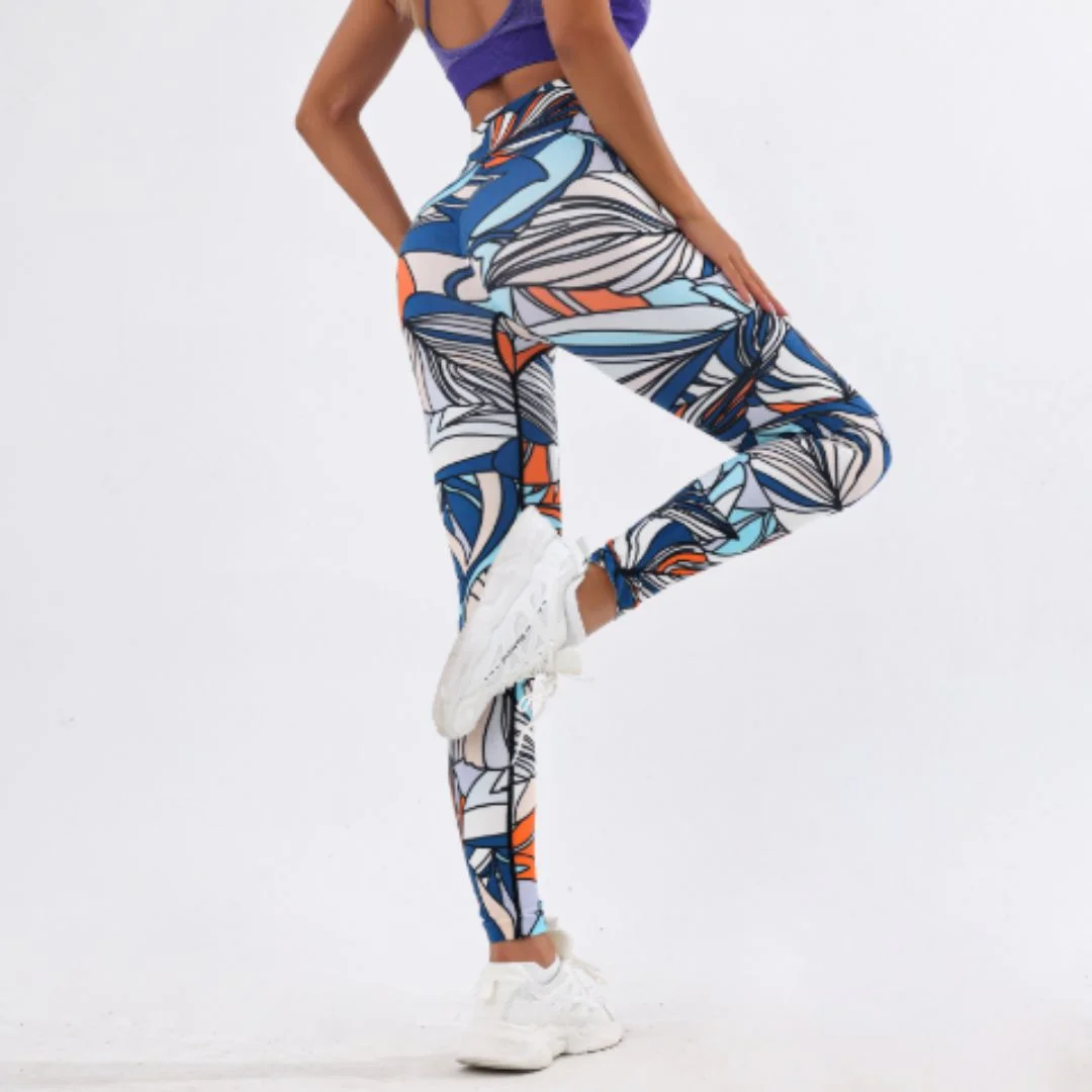3D printed high waisted sports leggings