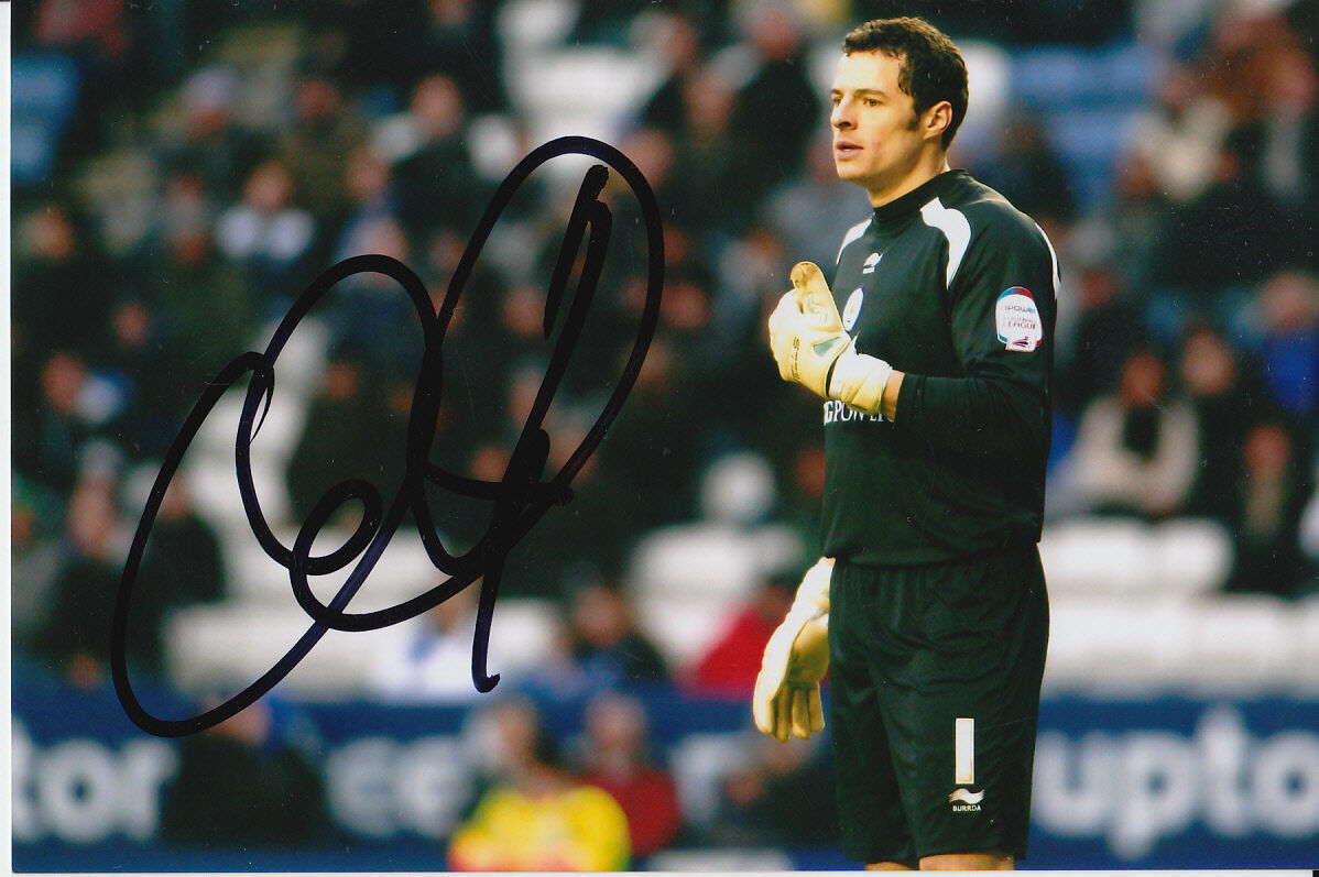 LEICESTER CITY HAND SIGNED CHRIS WEALE 6X4 Photo Poster painting 1.