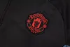 Joyfball 2024/2025 Manchester United Half-Pull Training Suit Black Football Shirt 1:1 Thai Quality