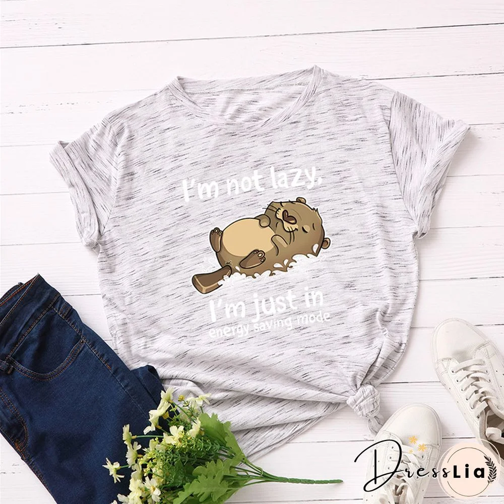 100% Cotton Summer Women TShirt Lovely Cat Letter Print Graphic T Shirt O Neck Short Sleeve Female Tee Shirts Casual Tops