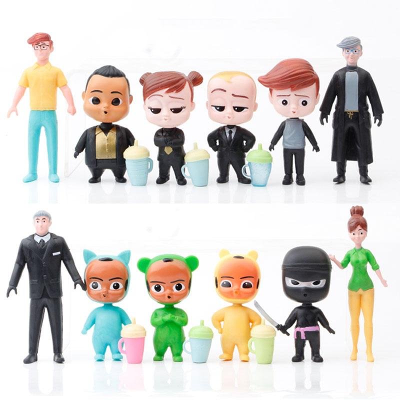 Baby Boss Figure Birthday Party Supplies Home Decorations Cake Toppers Set 12 Pcs