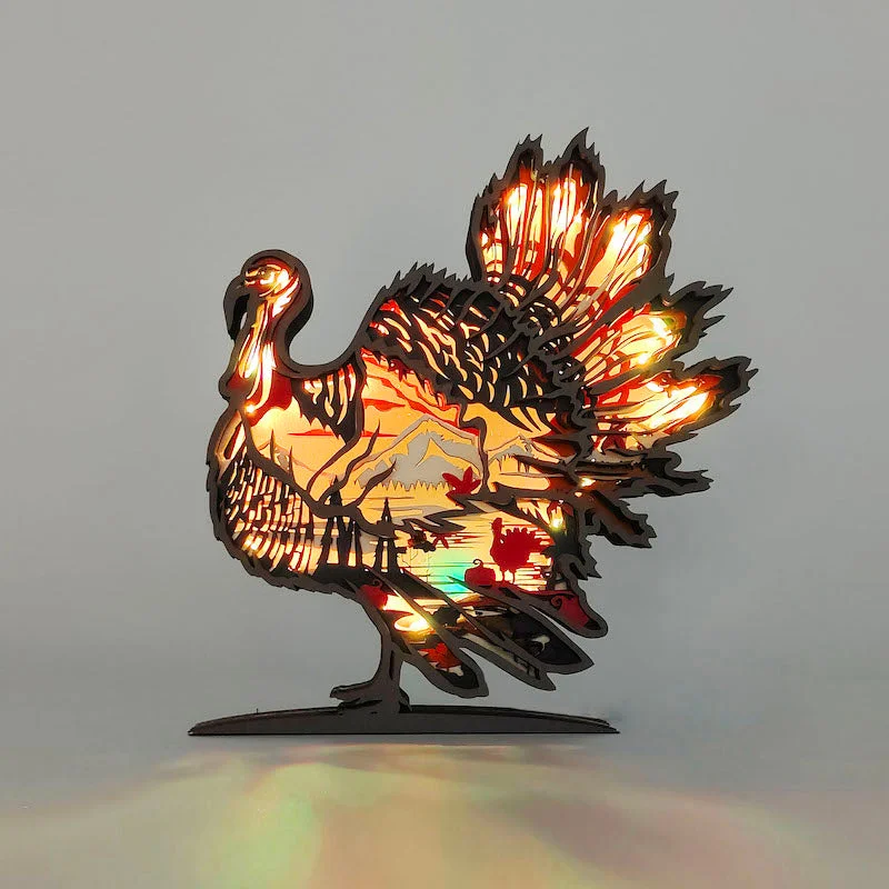 VigorDaily Turkey Carving Handcraft Gift