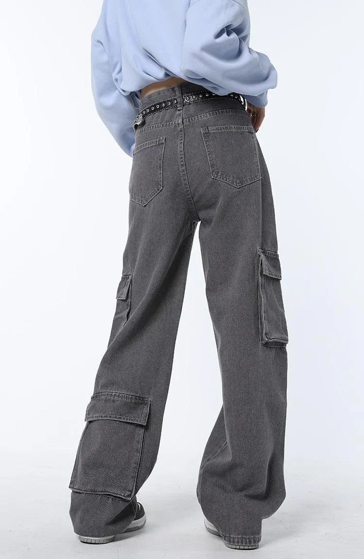 Brownm Star Printed Cargo Pants