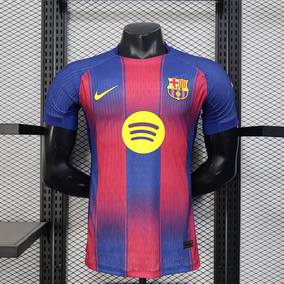 25/26 Barcelona Home Player Version Football Shirt Thai Quality