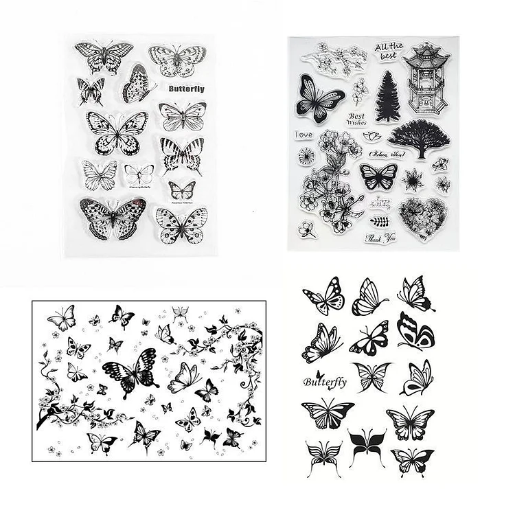 Butterfly Eyeliner Seal Aids Acrylic Plate Printing Pad | 168DEAL