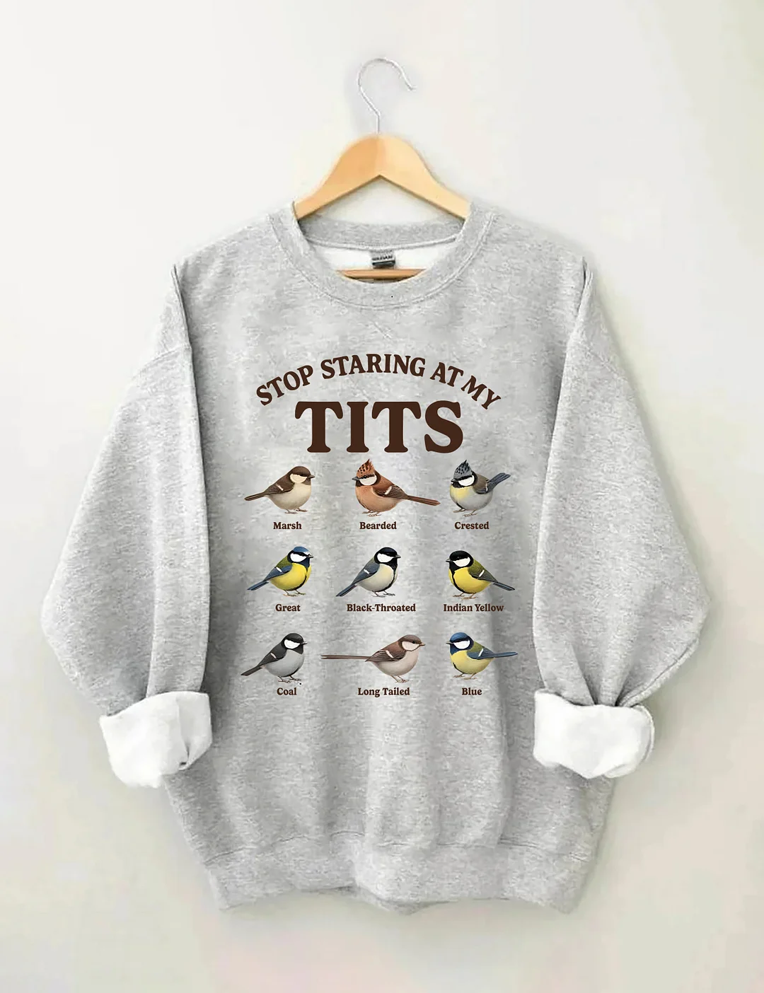 Stop Staring At My Tits Sweatshirt