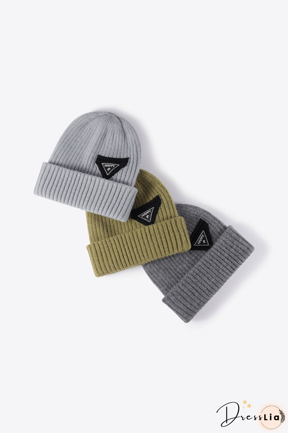 HAPPY Contrast Beanie