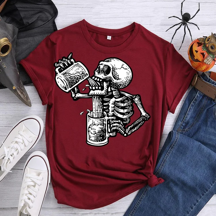 Drunk skull T-Shirt-07159