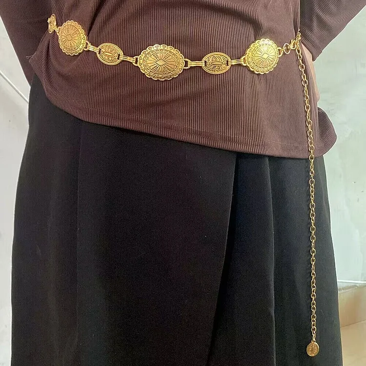 Versatile Distressed Skirt Style Accessories Waist Chain