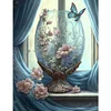 Diamond Painting -DIY Full Square Drill Butterfly Flower
