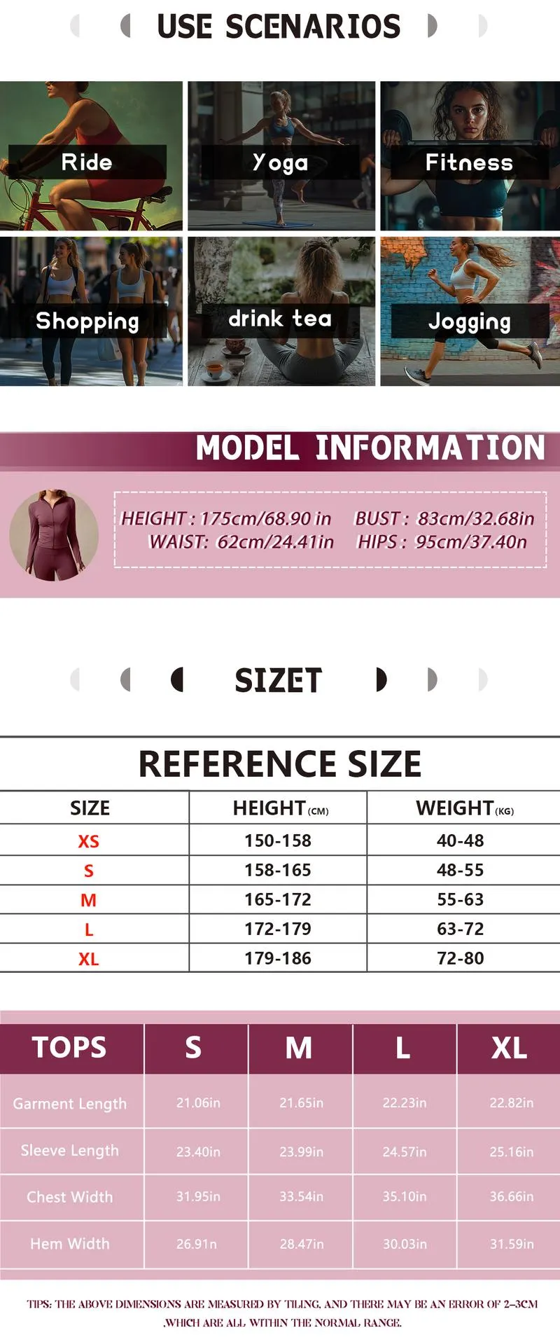 NcmRyu Women's Full Zip Long Sleeved Sports Jacket Slim Fit Quick Dry Stretch Fabric with Thumb Holes for Running Yoga Gym Workout Outfits Activewear NcmRyu Women's Full Zip Long Sleeved Sports Jacket Slim Fit Quick Dry Stretch Fabric with Thumb Holes for Running Yoga Gym Workout Outfits Activewear