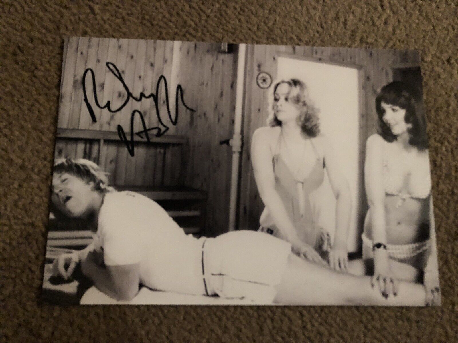 ROBIN ASKWITH (CONFESSIONS FILMS) PRESIGNED Photo Poster painting- 7x5”