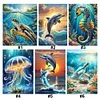 (Multi-Style) Marine Life-11CT Stamped Cross Stitch  40*50cm/15.75*19.69in
