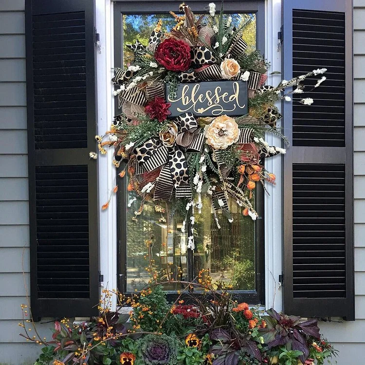 ⚡ 49% OFF🔥18" FALL CHEETAH WREATH - YEAR ROUND WREATH
