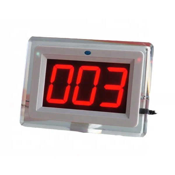 999 channel desktop wireless calling receiver ZJ-46 wireless waiter calling system wireless calling receiver