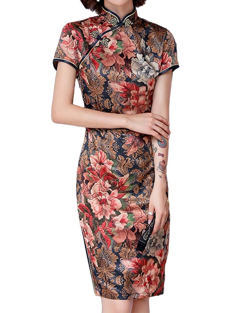 Cheongsam Chinese Dress Women's Plus Size Chinese Traditional Dress Fashion Costume
