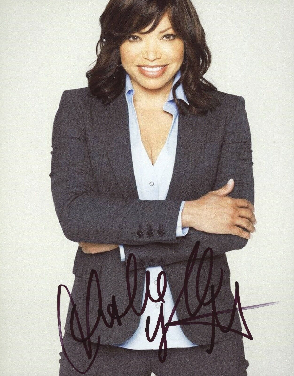 TISHA CAMPBELL Authentic Hand-Signed MARTIN