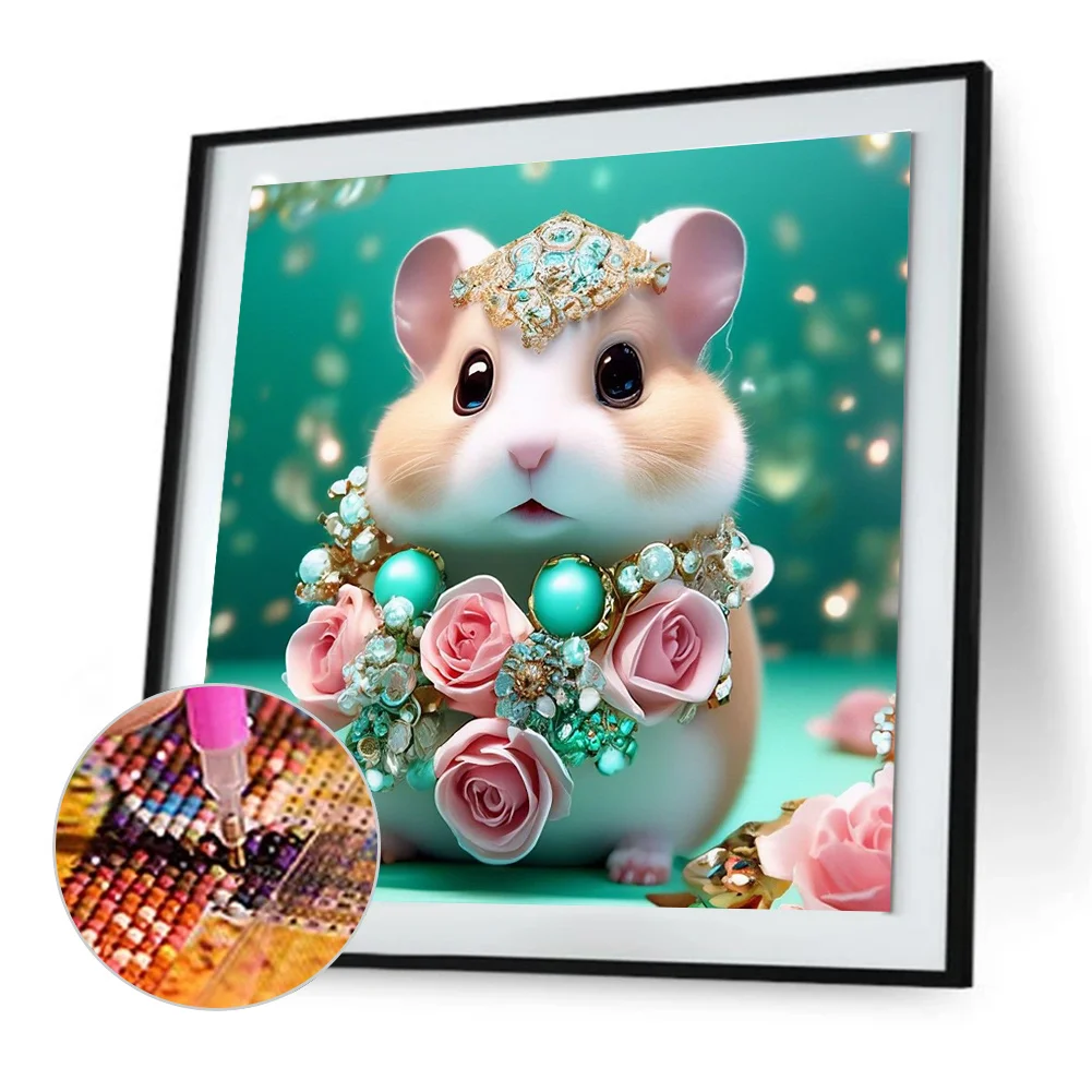 Full Round Diamond Painting 30*30cm - Diamond Mouse