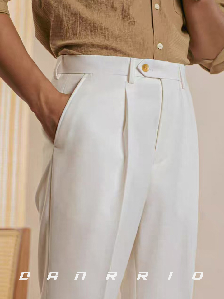DANRRIO Italian Fashion Casual Straight Slim Formal Suit Pants DANRRIO.COM DANRRIO