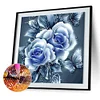 Diamond Painting-DIY Full Round Drill Butterfly Flower(30*30CM)
