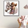 Diamond Painting-DIY Full Round Drill Western Cowboy Doll