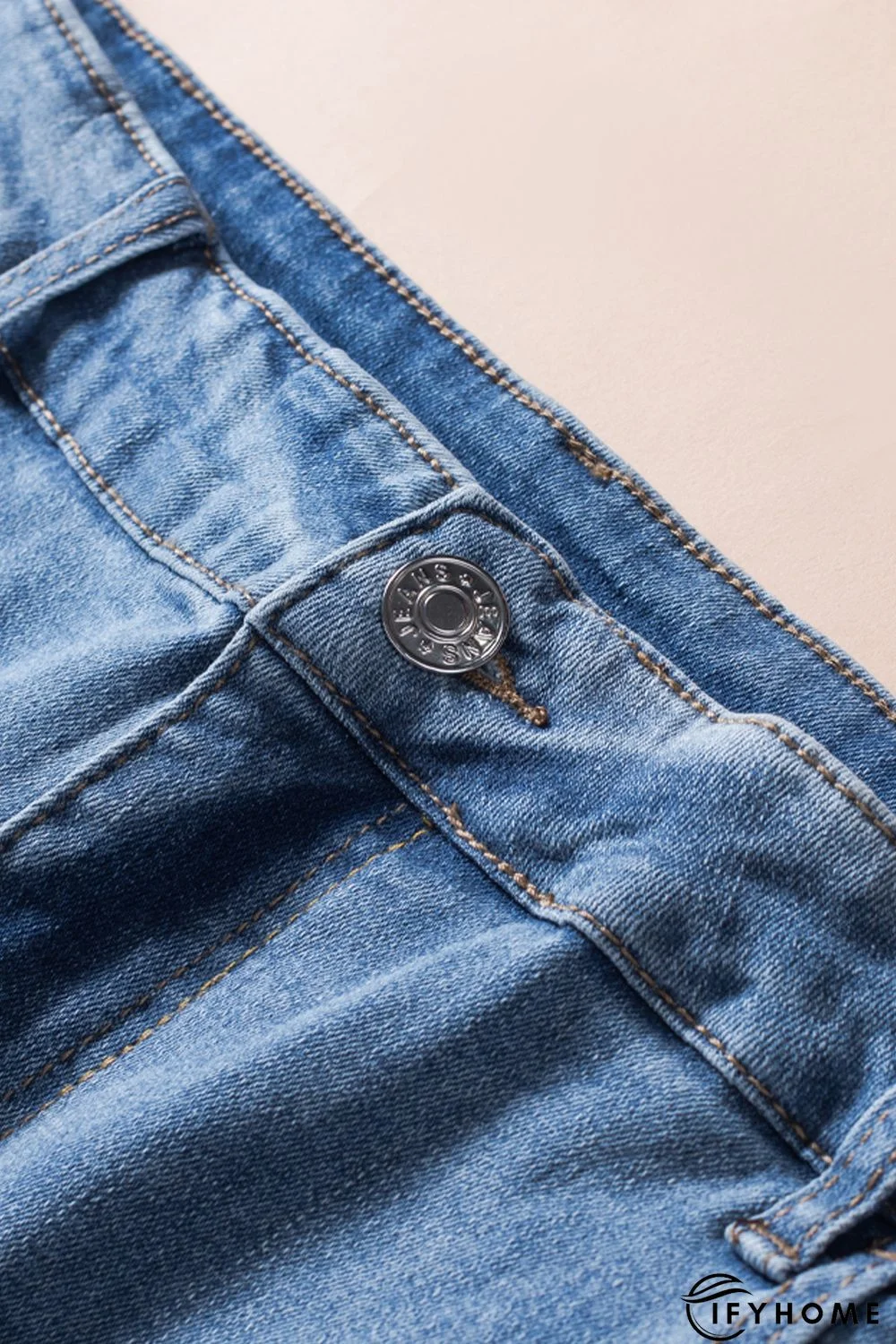 Sky Blue High Rise Skinny Plus Size Jeans | IFYHOME