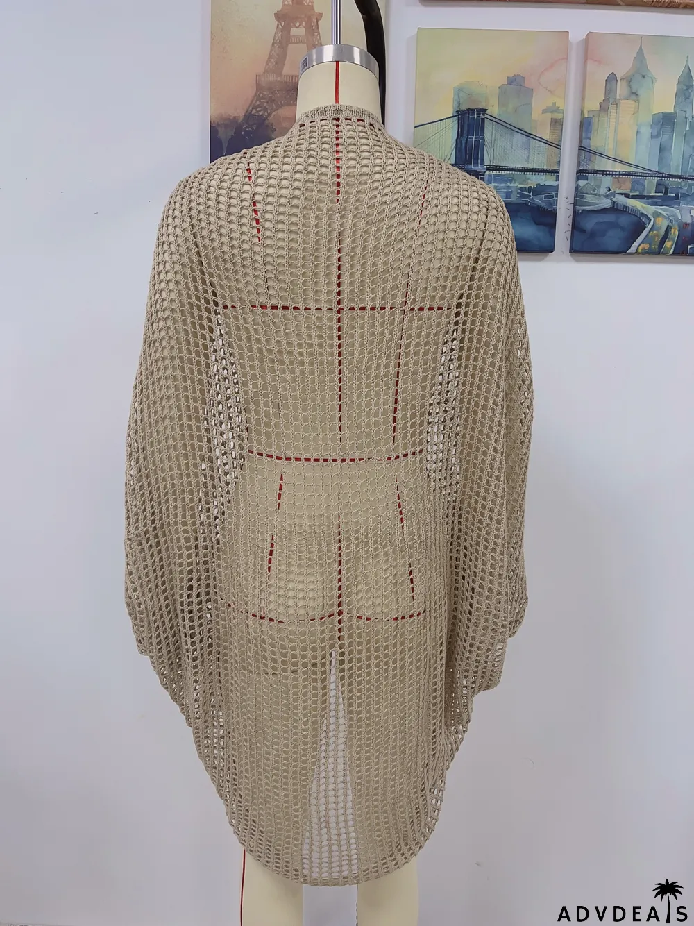 Women Knitting Blouse Beach Holidays Knitting Blouse