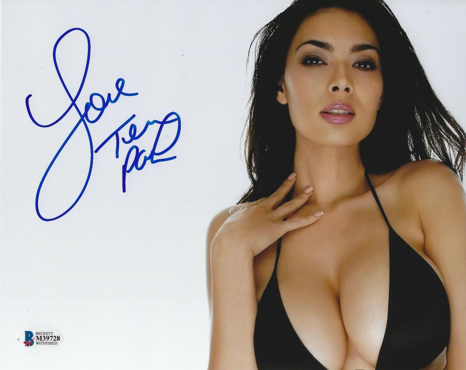 Tera Patrick Signed 8x10 Photo Poster painting BAS Beckett COA Porn Star Picture Autograph 39728