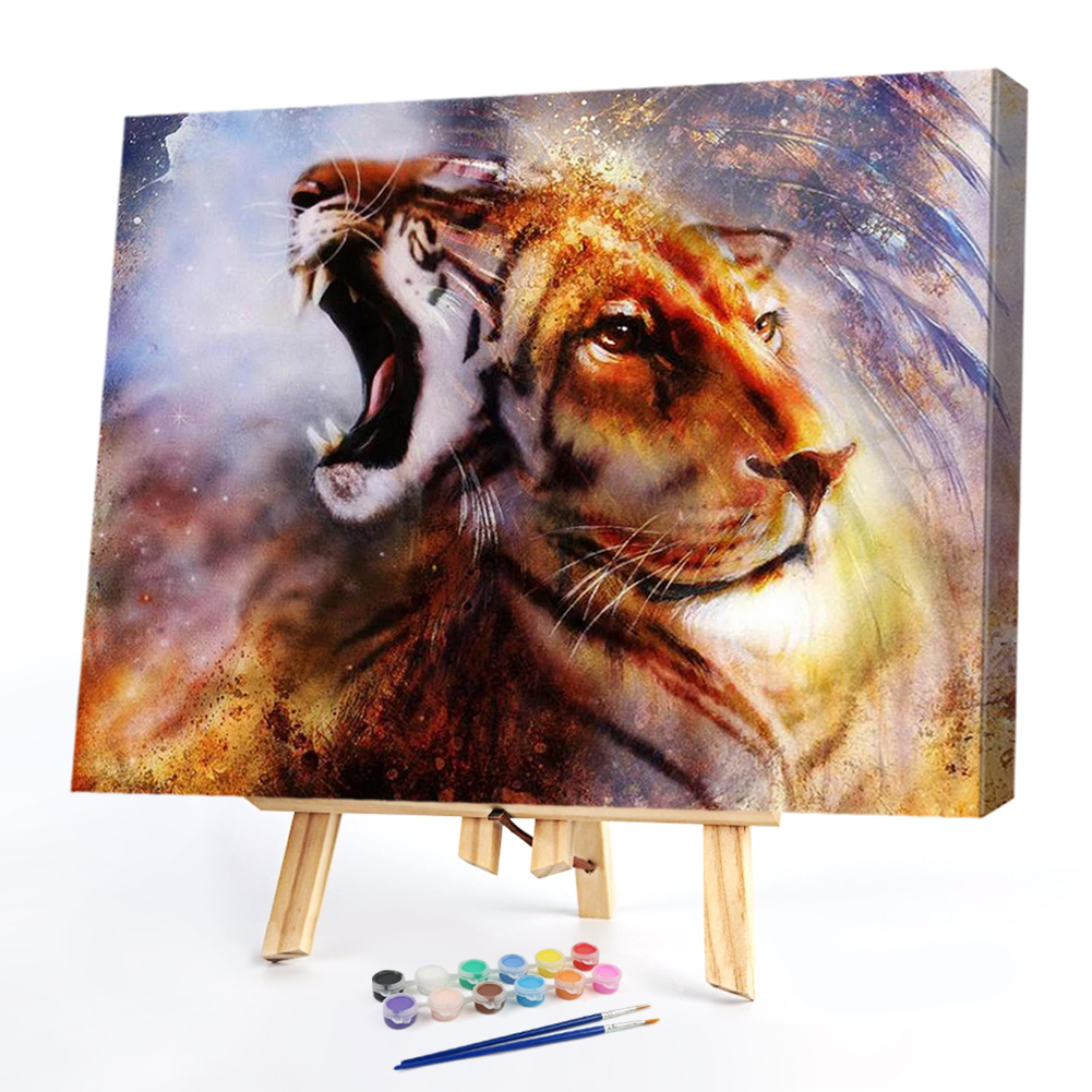 

40x50cm - Paint By Numbers Animal Tiger, 501 Original