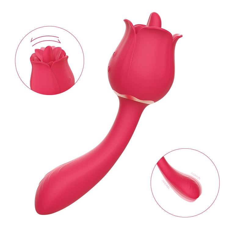 Rose Vibrator With Handle