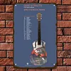 [Grande Taille]Guitare - Panneaux en &eacute;tain m&eacute;tallique(30*40cm)