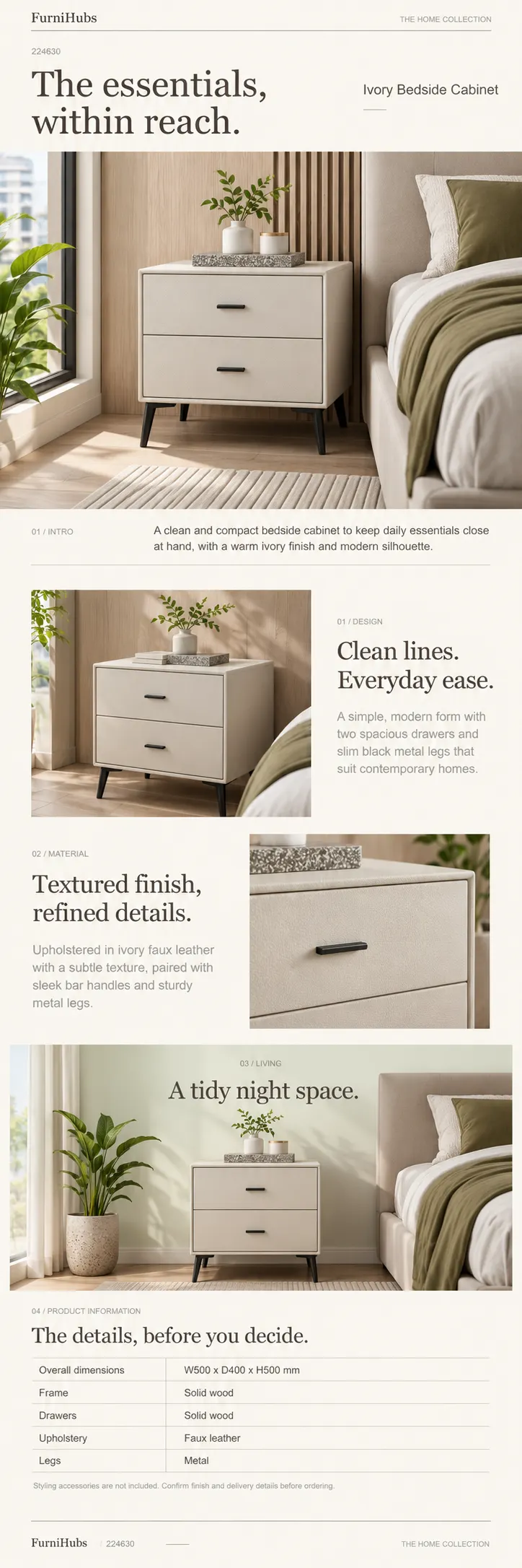 Bedside Table 224630