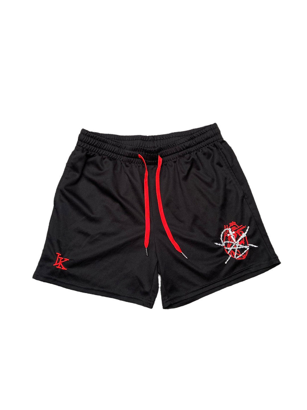 Judgement Chain Embroidered Shorts