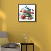 (30*30cm)Dragonfly Flower Books - Square AB Drill Diamond Painting