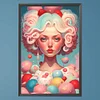 uk.everydayedeals (Limited Stock)Diamond Painting - Round AB Drills - Ice Cream Girl(45*65cm)