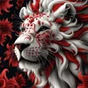Lion-11CT Stamped Cross Stitch 40*40cm