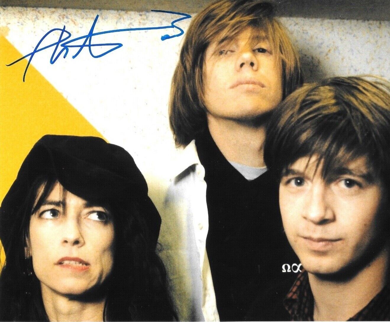 * THURSTON MOORE * signed 8x10 Photo Poster painting * SONIC YOUTH * 19