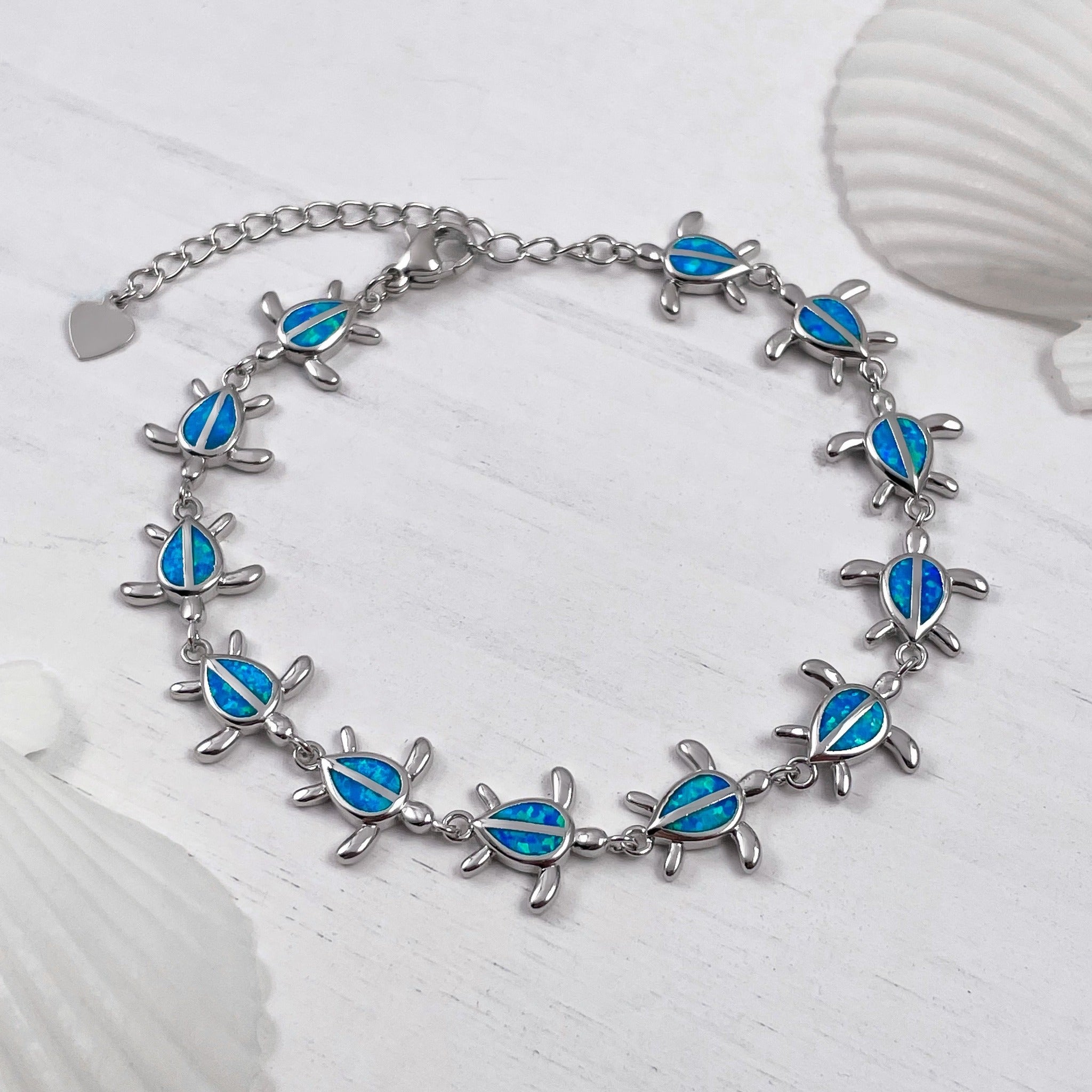 Turtle Bangle Opal Sea Turtle Bracelet