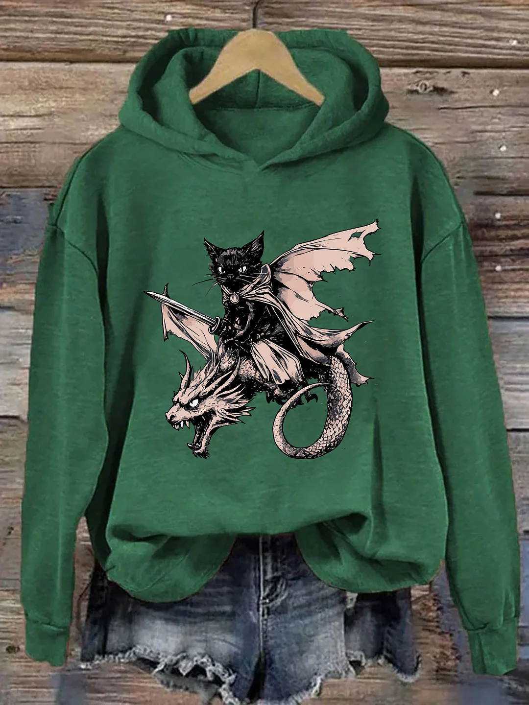 Funny Cat Dragon Hoodie