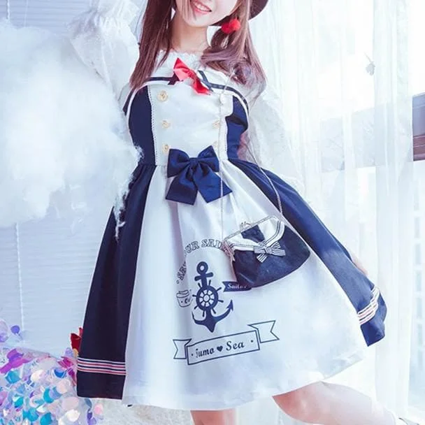 Kawaii Ocean Sailor Dress SP1710090