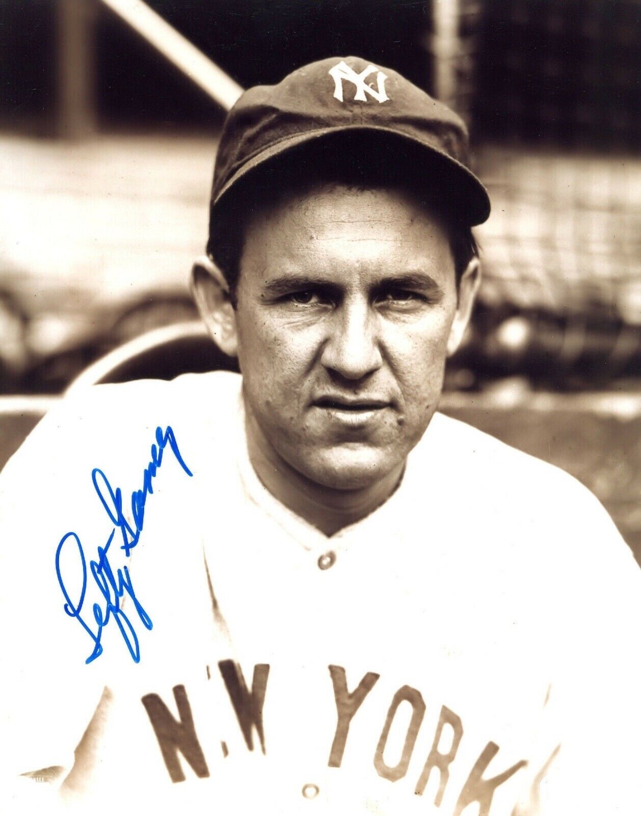 Lefty Gomez 8x10 SIGNED Photo Poster painting AUTOGRAPHED ( HOF Yankees ) REPRINT