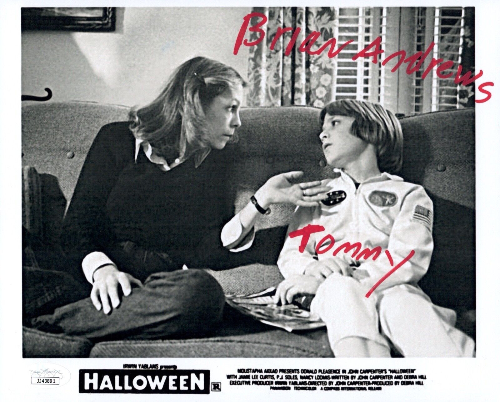 BRIAN ANDREWS Signed HALLOWEEN 8x10 Photo Poster painting IN PERSON Autograph JSA COA Cert