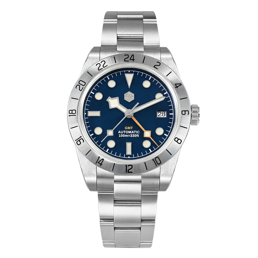 San Martin Calendar BB GMT Vintage Watch SN0054-G2