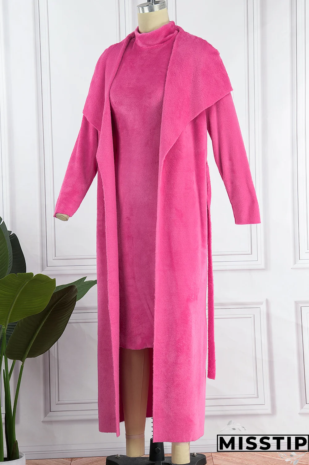 Dark Gray Casual Solid Patchwork Half A Turtleneck Long Sleeve Two Pieces