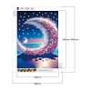 Diamond Painting-DIY Crystal Rhinestone Wreath Moon