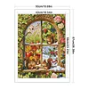 Four Seasons Squirrel Full Stamped Cross Stitch 11CT 3-Strand 50x67cm